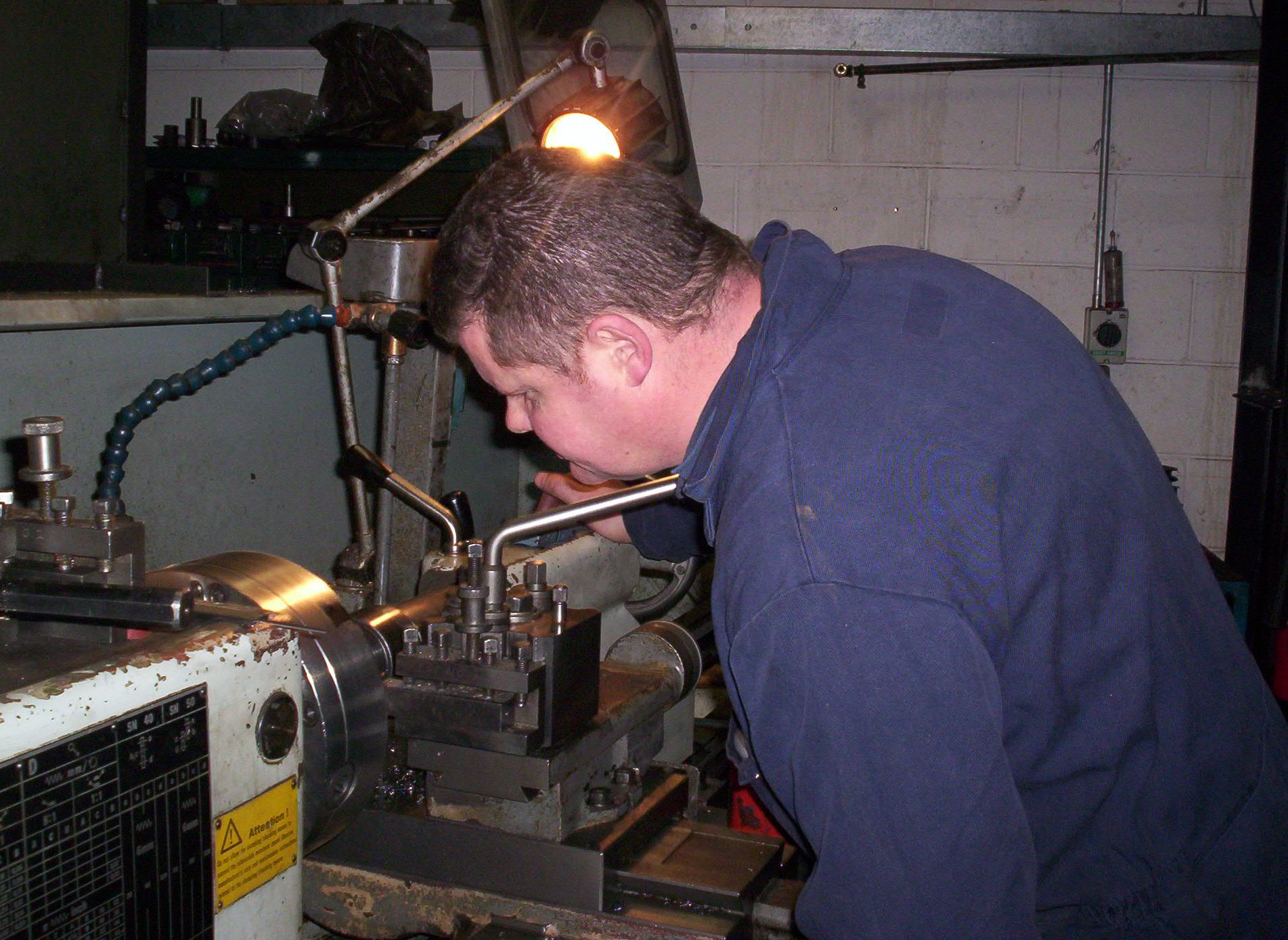 Turning in TOS-Lathe